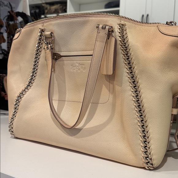 Coach Cream Crossbody Bag - Picture 1 of 4